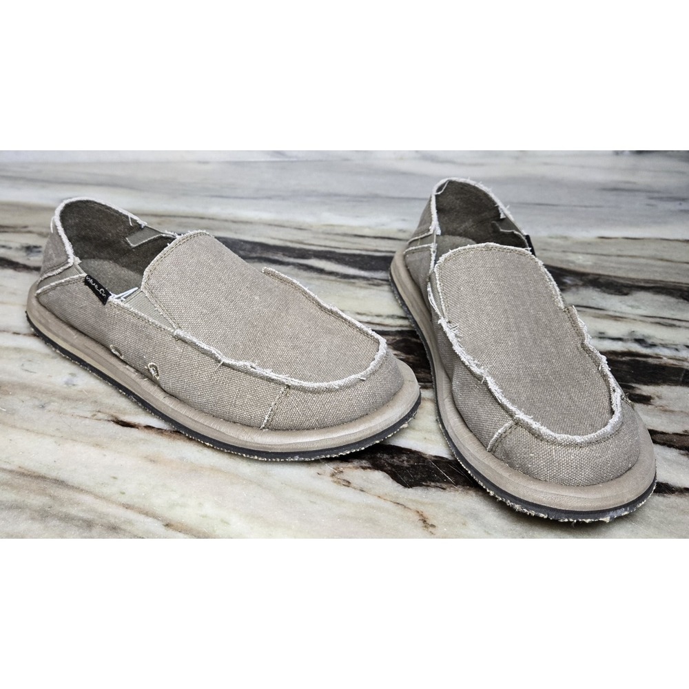 Blue‎ Fin BAJA Mens Sz 8 Boat Slip On Shoes Brown 335300  Comfort Mem Foam - Picture 4 of 9
